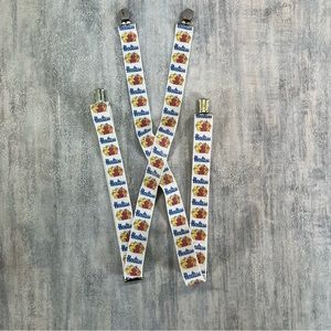 Hostess Potato Chips Munchies Mascot Suspenders Vintage Fashion Accessory Retro